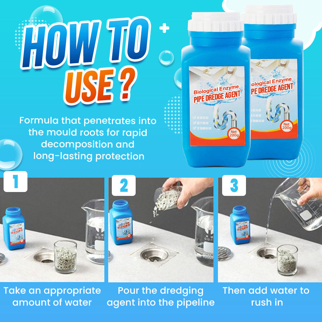 Powerful Drain Dredging Agent