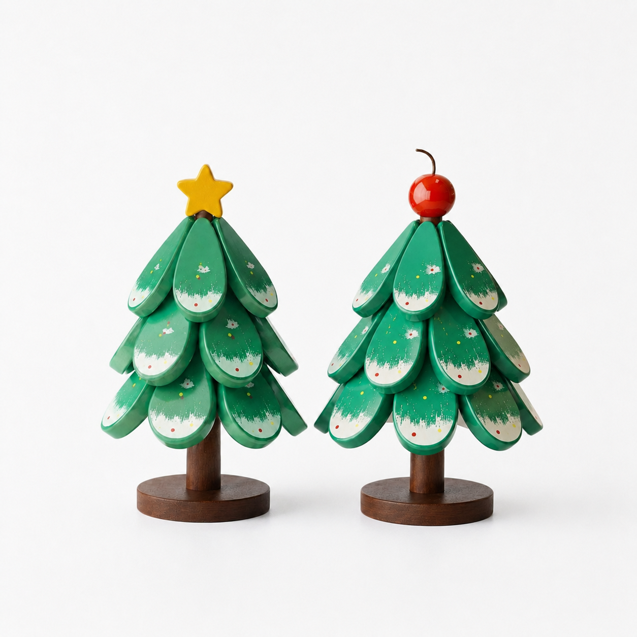Transform Festive Decor into Trivets: ✨The Collapsible Wooden Tree Set🎄