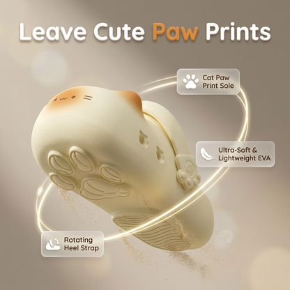 BarkBoundary™ Custom Paw Clogs-Cute Cat Lover Slip-On Shoes That Leave Paw Prints