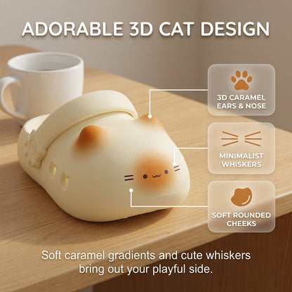 BarkBoundary™ Custom Paw Clogs-Cute Cat Lover Slip-On Shoes That Leave Paw Prints