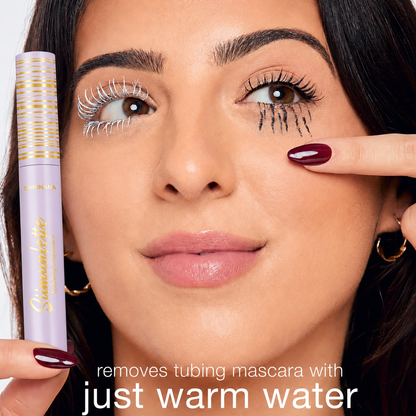 ✨Use Eyelash Primer & Mascara Kit，👀 Get Longer, Lifted & Smudge-Free Lashes in 2 Easy Steps