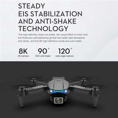 🟢2025 New Professional Drone | 8K Camera | 5G | 3-Axis Gimbal | 360° Obstacle Avoidance Technology