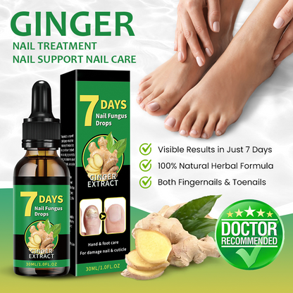 Ginger Nail Treatment Nail Support Nail Care