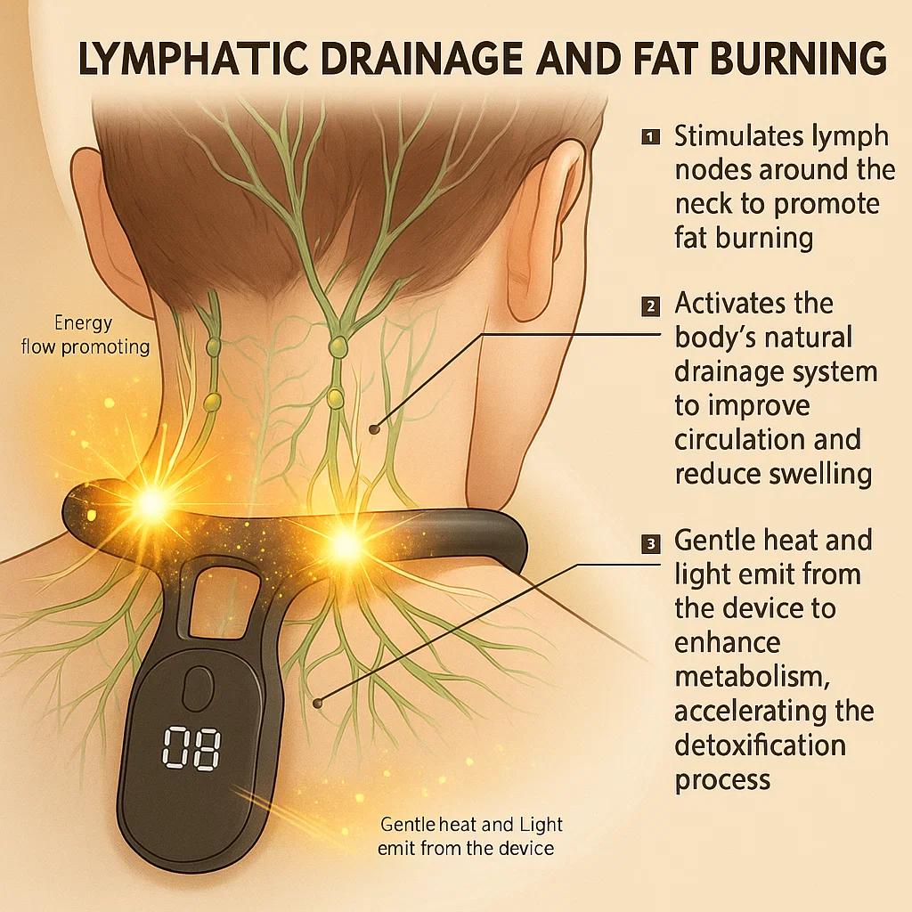 LBMLBM™ Intelligent Ultrasonic Neck Massager for Pain Relief & Lymphatic Drainage