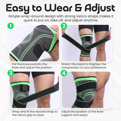 Smart Pressure-Adjustable Knee Support