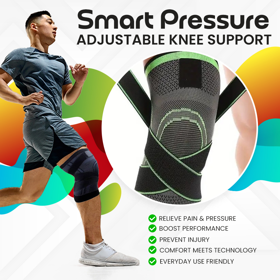 Smart Pressure-Adjustable Knee Support