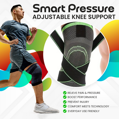 Smart Pressure-Adjustable Knee Support