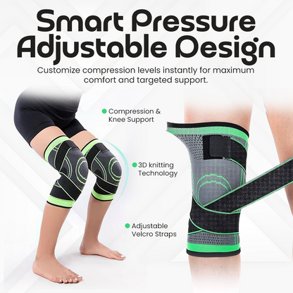 Smart Pressure-Adjustable Knee Support