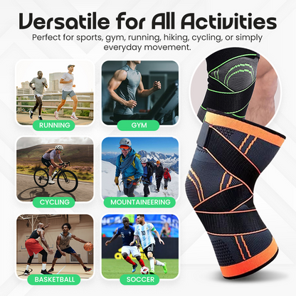 Smart Pressure-Adjustable Knee Support