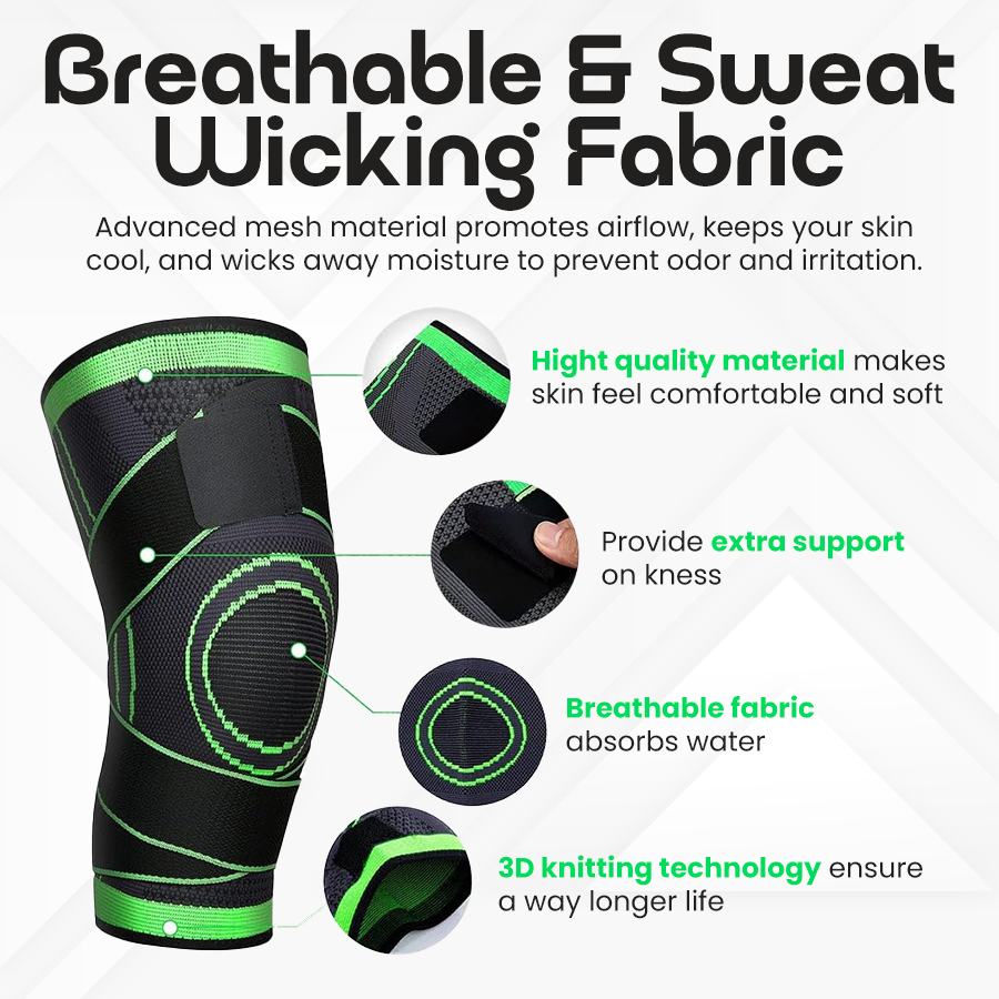 Smart Pressure-Adjustable Knee Support