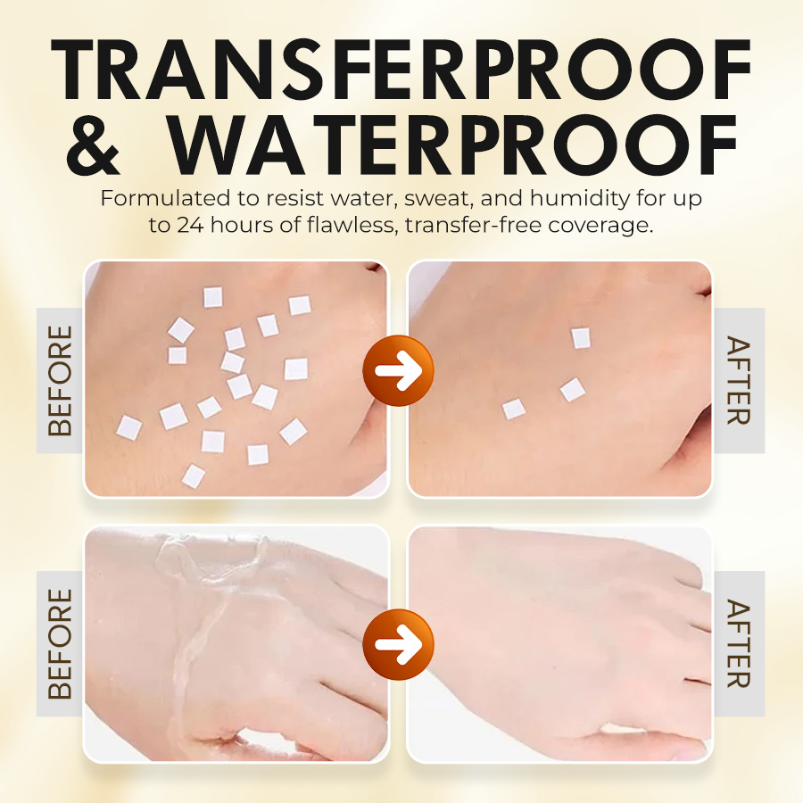 NEGUSY™ 2-in-1 Foundation Concealer Stick with Built-in Brush