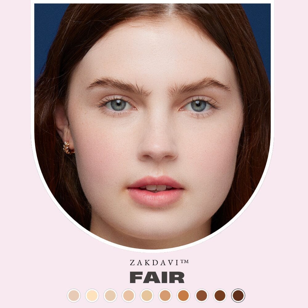 Zakdavi Super Coverage Foundation with Buffing Brush💖