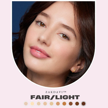 Zakdavi Super Coverage Foundation with Buffing Brush💖