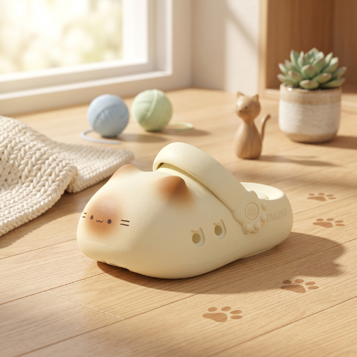 BarkBoundary™ Custom Paw Clogs-Cute Cat Lover Slip-On Shoes That Leave Paw Prints
