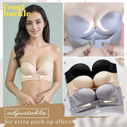 🟢StayUp™ Strapless Front Buckle Lift Bra