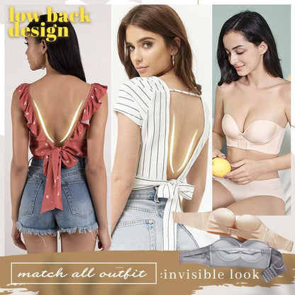 🟢StayUp™ Strapless Front Buckle Lift Bra