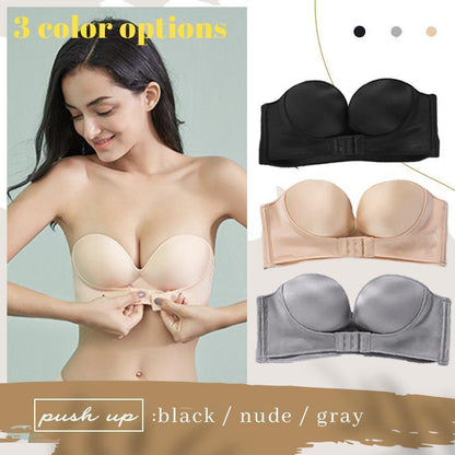🟢StayUp™ Strapless Front Buckle Lift Bra