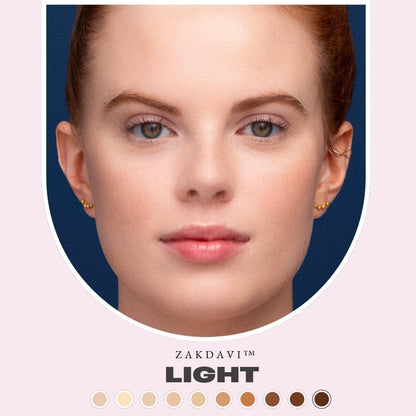 Zakdavi Super Coverage Foundation with Buffing Brush💖