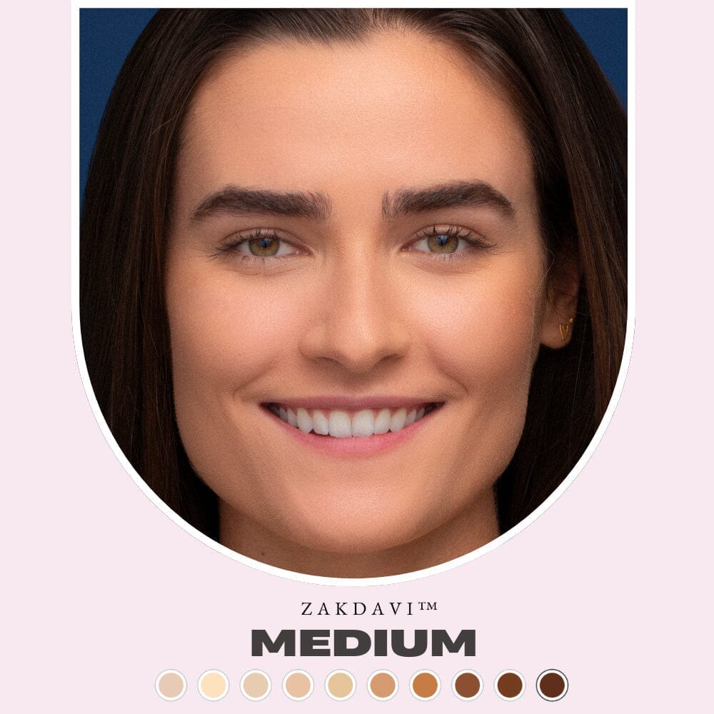 Zakdavi Super Coverage Foundation with Buffing Brush💖