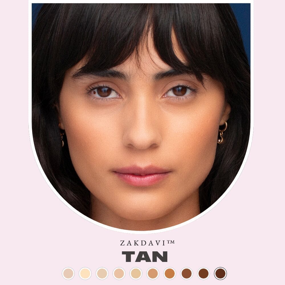 Zakdavi Super Coverage Foundation with Buffing Brush💖