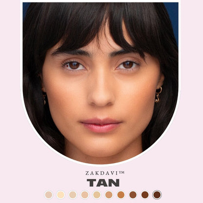 Zakdavi Super Coverage Foundation with Buffing Brush💖