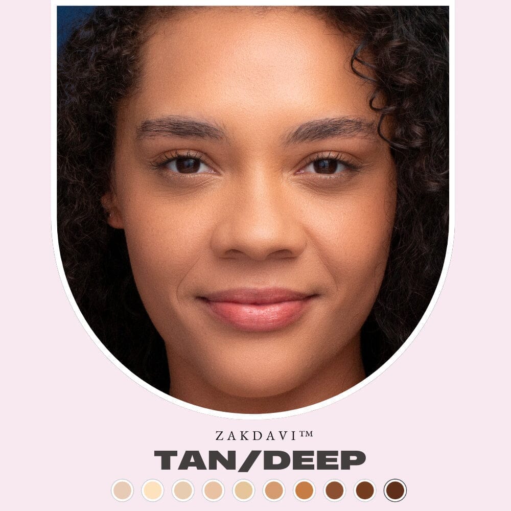 Zakdavi Super Coverage Foundation with Buffing Brush💖