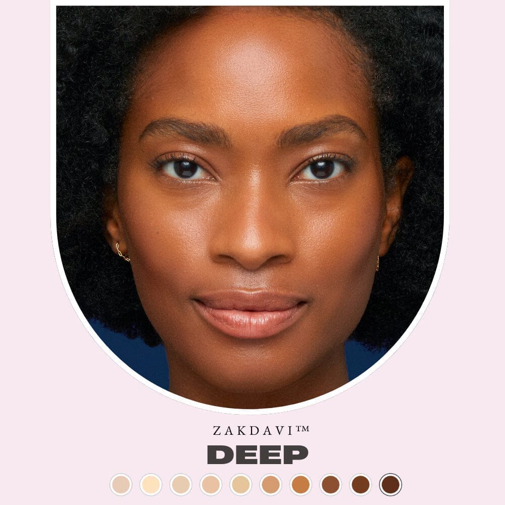 Zakdavi Super Coverage Foundation with Buffing Brush💖
