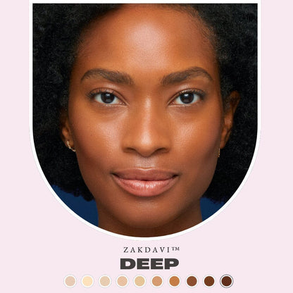 Zakdavi Super Coverage Foundation with Buffing Brush💖