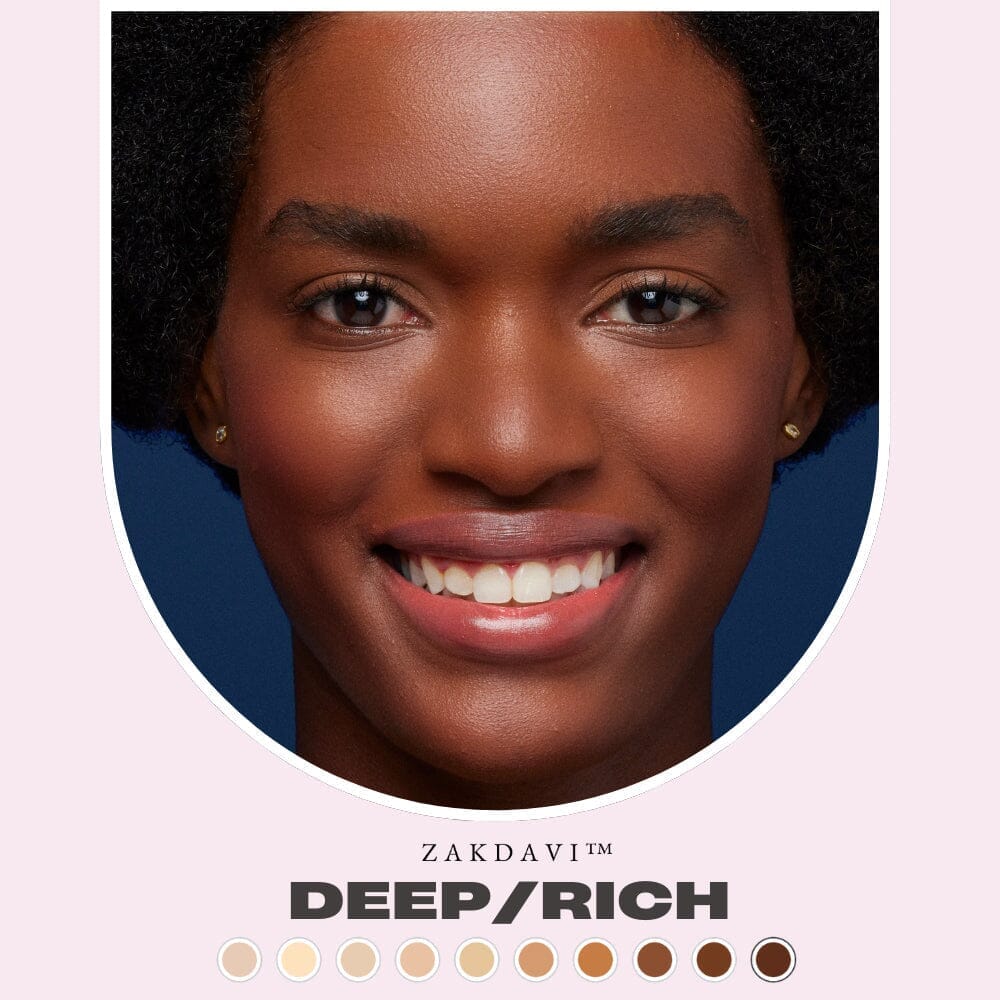 Zakdavi Super Coverage Foundation with Buffing Brush💖