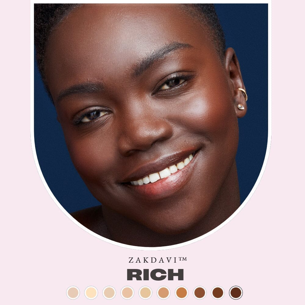 Zakdavi Super Coverage Foundation with Buffing Brush💖