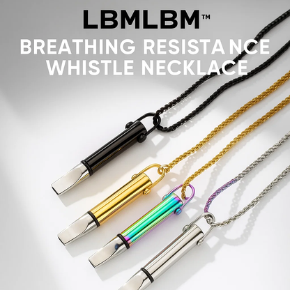 LBMLBM™ Breathing Resistance Whistle Necklace- Defeat smoking addiction with every breath