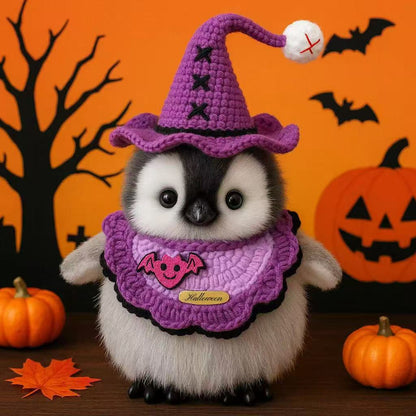 🟣🎃Magical Halloween Penguin Pals🐧: The Limited Edition Handmade Collection