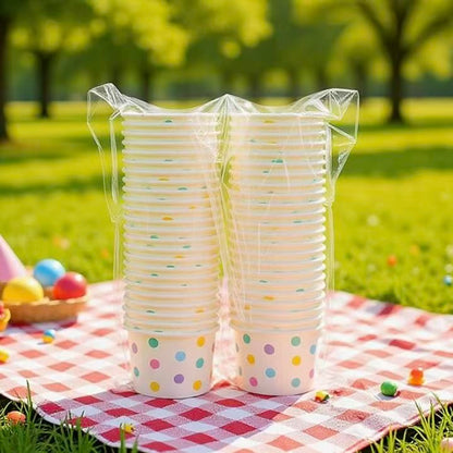 Disposable DIY Ice Cream Paper Cups