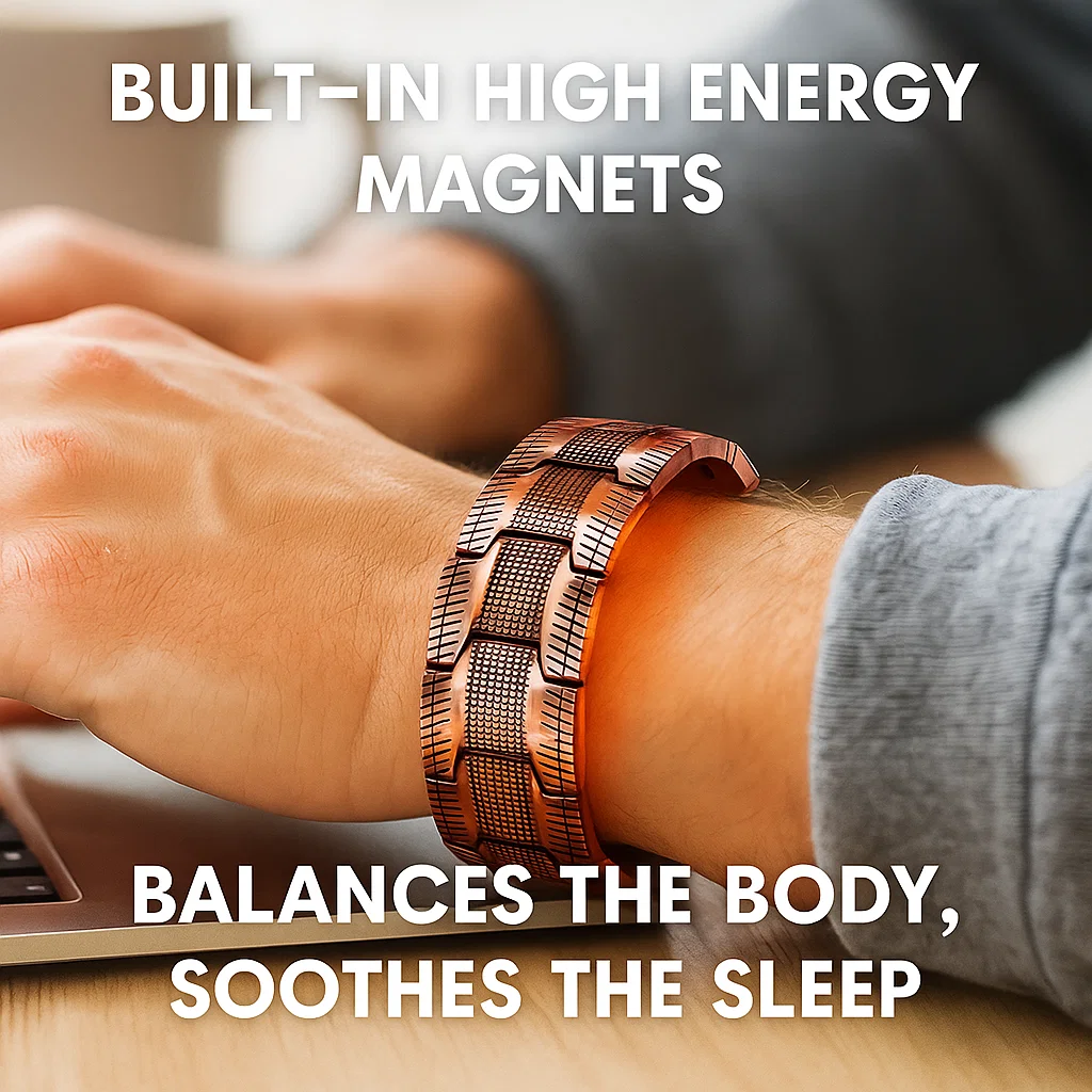 LBMLBM™ Copper Magnetic Energy Bracelet-Say goodbye to fatigue and regain your energy—your own copper magnetic bracelet