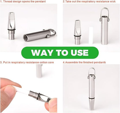 LBMLBM™ Breathing Resistance Whistle Necklace- Defeat smoking addiction with every breath