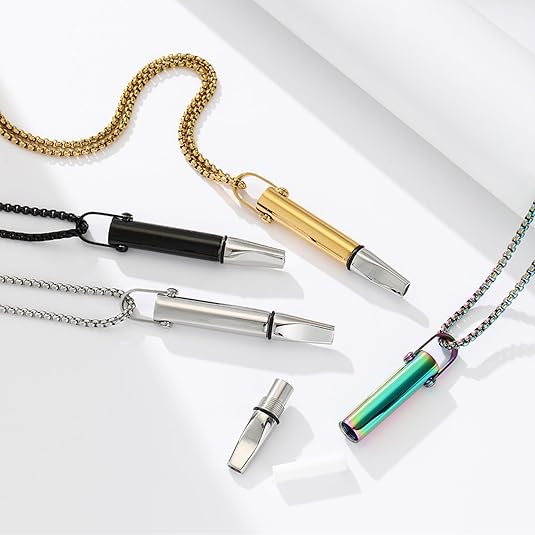 LBMLBM™ Breathing Resistance Whistle Necklace- Defeat smoking addiction with every breath