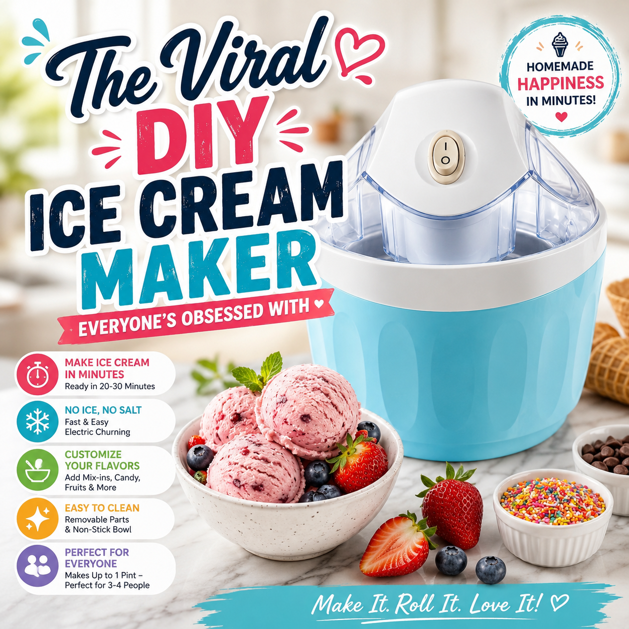 🍦 The Viral DIY Ice Cream Maker Everyone’s Obsessed With 🍨✨
