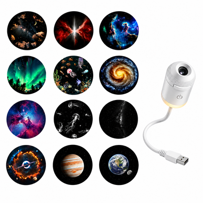 ✨ Turn Every Night Into a Magical Galaxy Adventure 🌌🌟 2-in-1 Galaxy Projector & Cozy Night Light