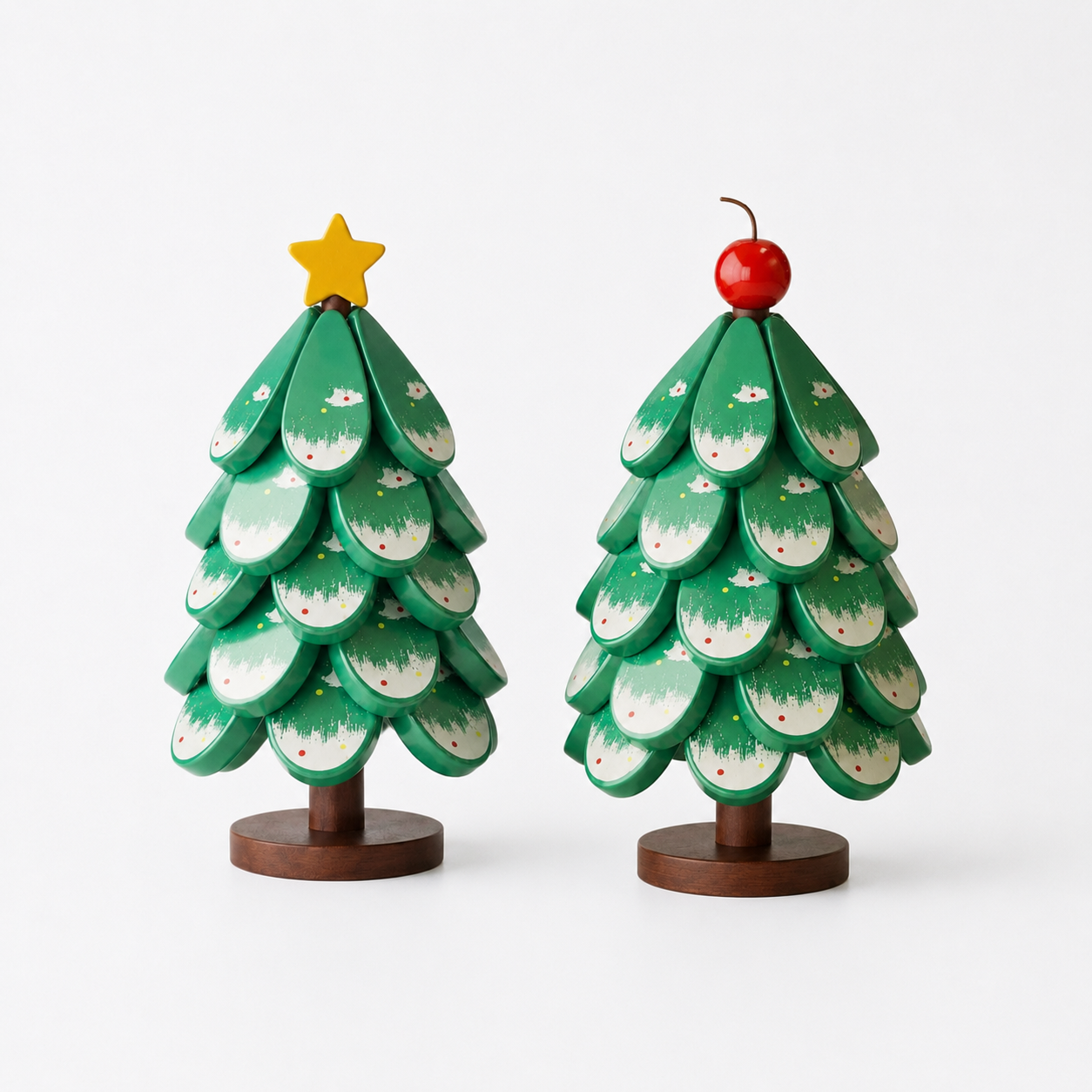 Transform Festive Decor into Trivets: ✨The Collapsible Wooden Tree Set🎄