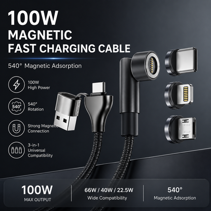 🔥STATIK 360 Pro Cable: 5-in-1 Universa(🚀10x Faster Than Traditional Cables)