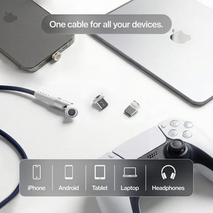 🔥STATIK 360 Pro Cable: 5-in-1 Universa(🚀10x Faster Than Traditional Cables)