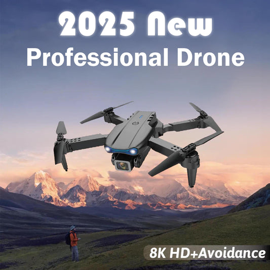 🟢2025 New Professional Drone | 8K Camera | 5G | 3-Axis Gimbal | 360° Obstacle Avoidance Technology