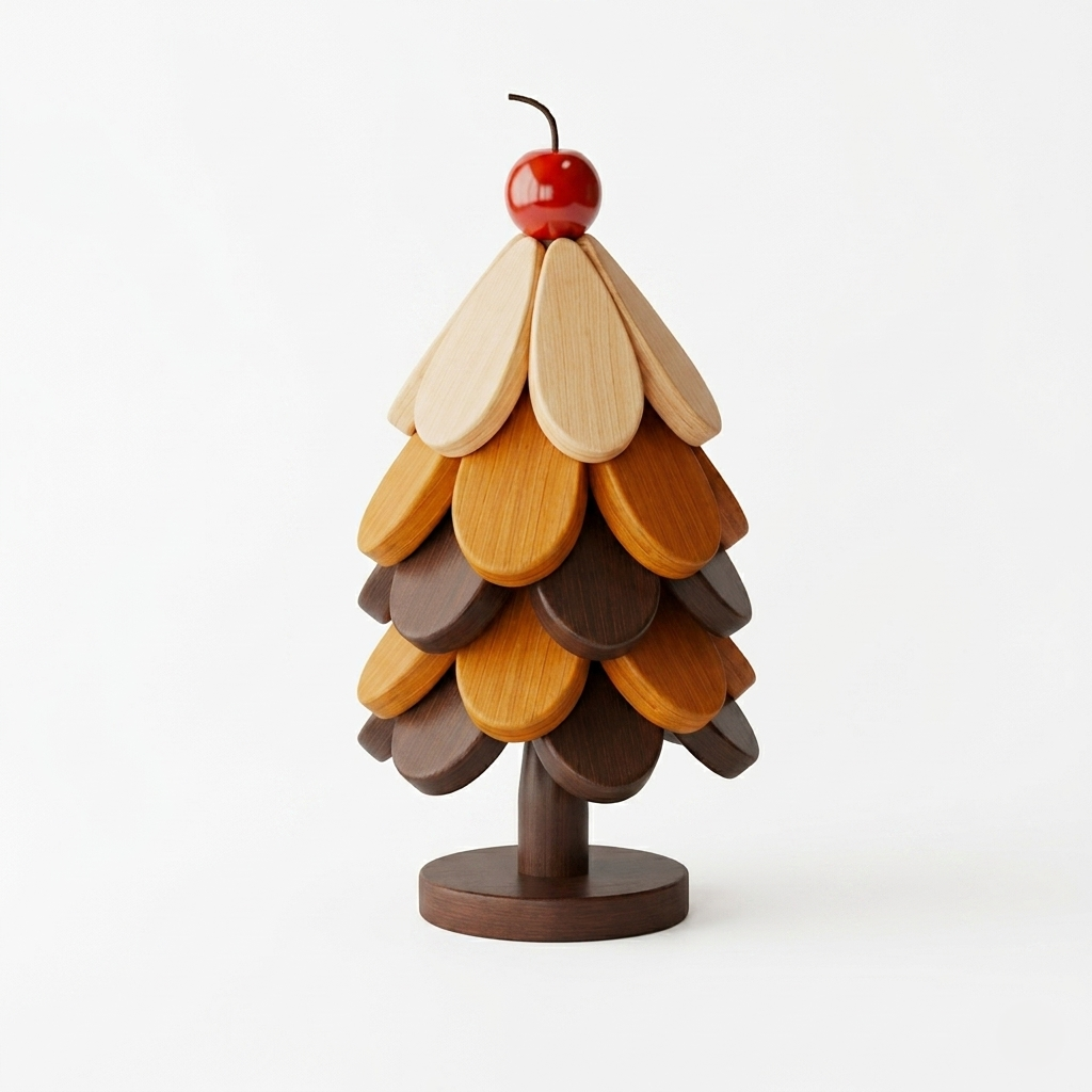 Transform Festive Decor into Trivets: ✨The Collapsible Wooden Tree Set🎄