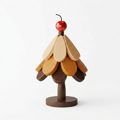 Transform Festive Decor into Trivets: ✨The Collapsible Wooden Tree Set🎄