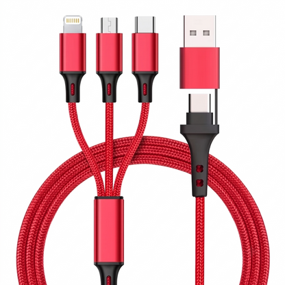 ⚡ One Cable for Every Device – 5-in-1 Universal Multi Charging Cable (1.2m)