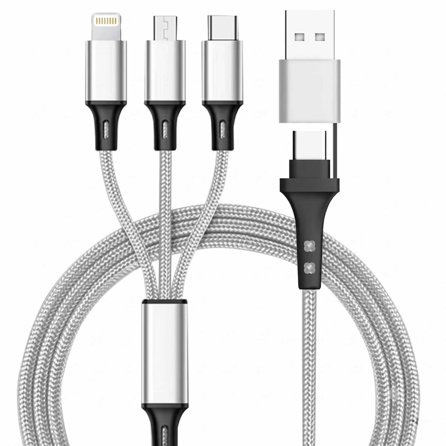 ⚡ One Cable for Every Device – 5-in-1 Universal Multi Charging Cable (1.2m)