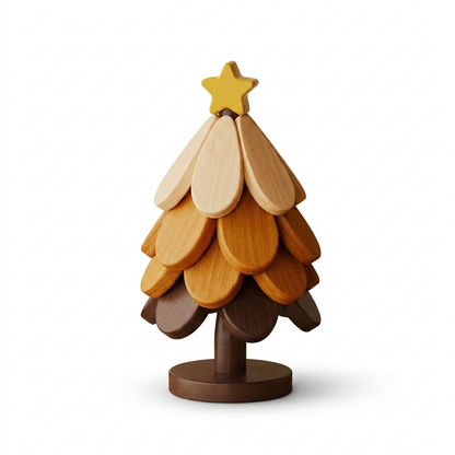 Transform Festive Decor into Trivets: ✨The Collapsible Wooden Tree Set🎄