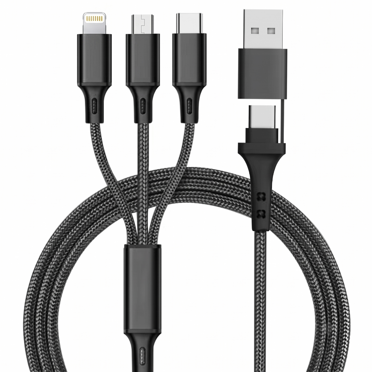 ⚡ One Cable for Every Device – 5-in-1 Universal Multi Charging Cable (1.2m)
