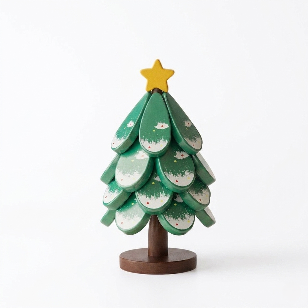 Transform Festive Decor into Trivets: ✨The Collapsible Wooden Tree Set🎄