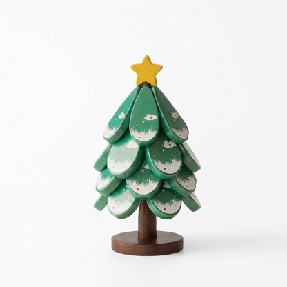 Transform Festive Decor into Trivets: ✨The Collapsible Wooden Tree Set🎄